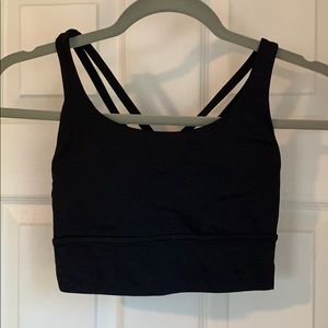 Lululemon Energy Longline Sports Bra 4 Black